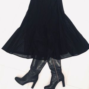 Classic black long skirt, J Jill